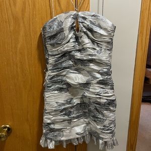 Zara Silver dress